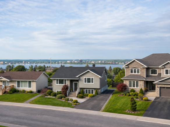 Three Sault Ste. Marie home styles representing 300K, 400K, and 500K price ranges